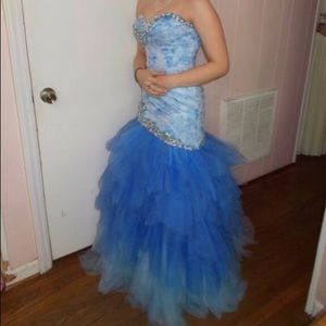 Blue Mermaid Dress